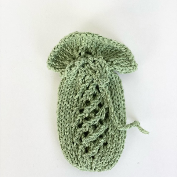 Soap Saver Bag Hand Crafted Green Cotton Bath Essential Exfoliating - Picture 4 of 11